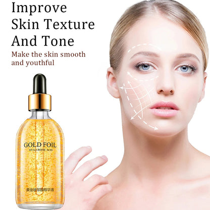 Gold foil hyaluronic acid
