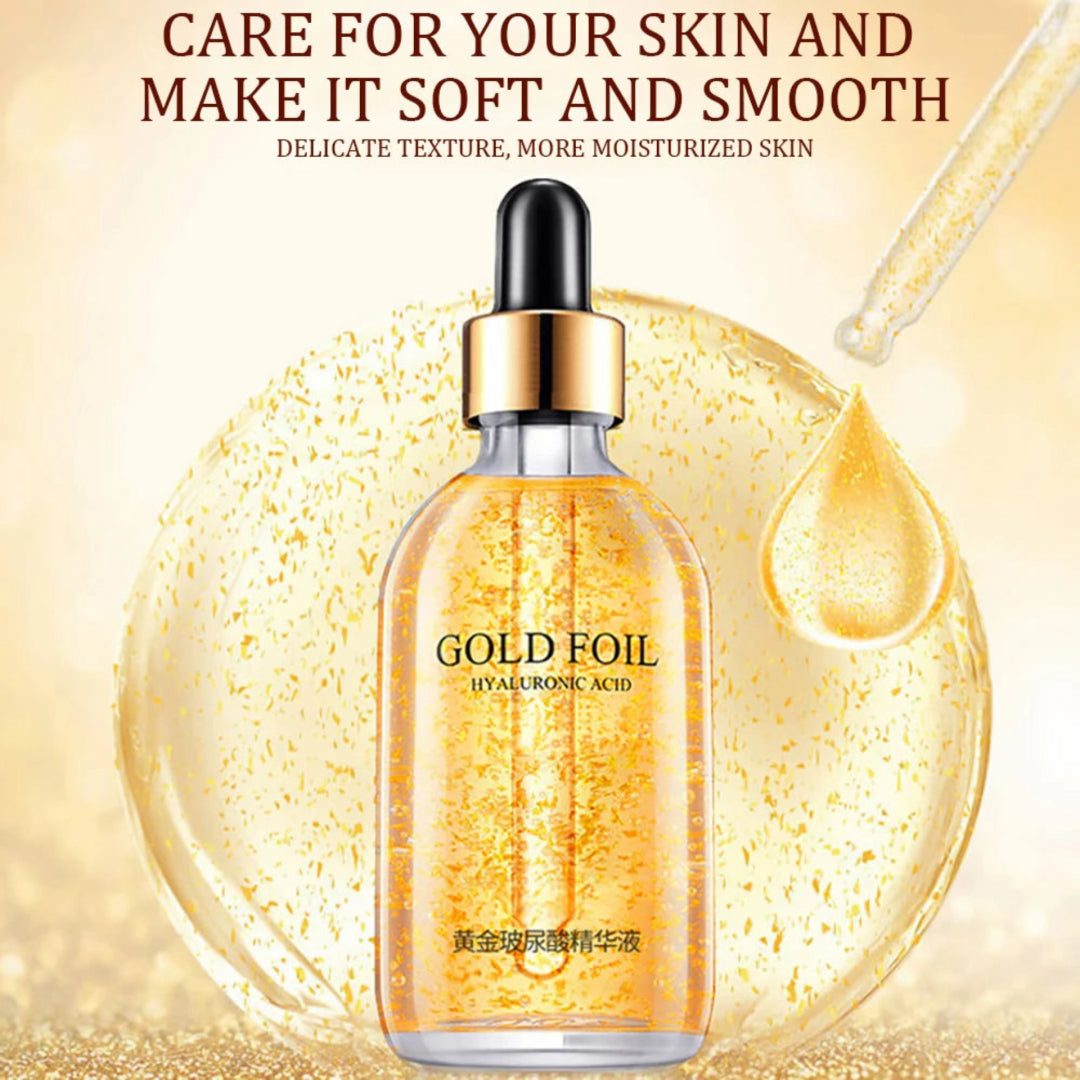 Gold foil hyaluronic acid